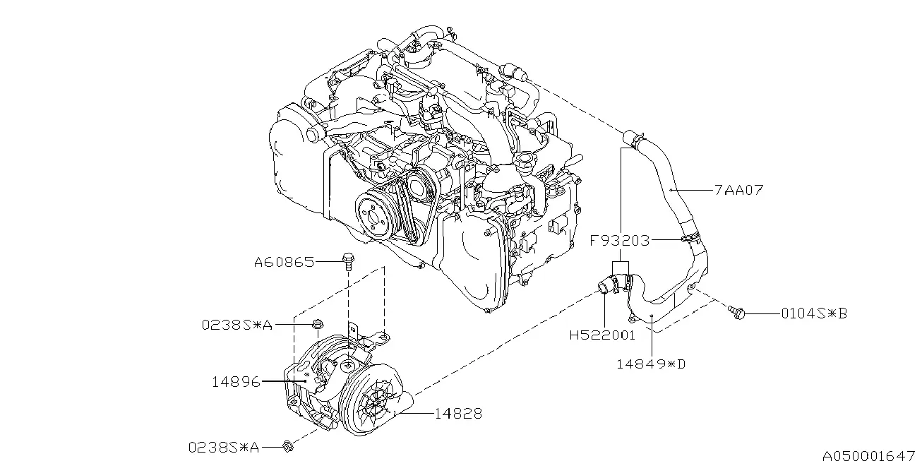 Secondary Air Injection System diagram