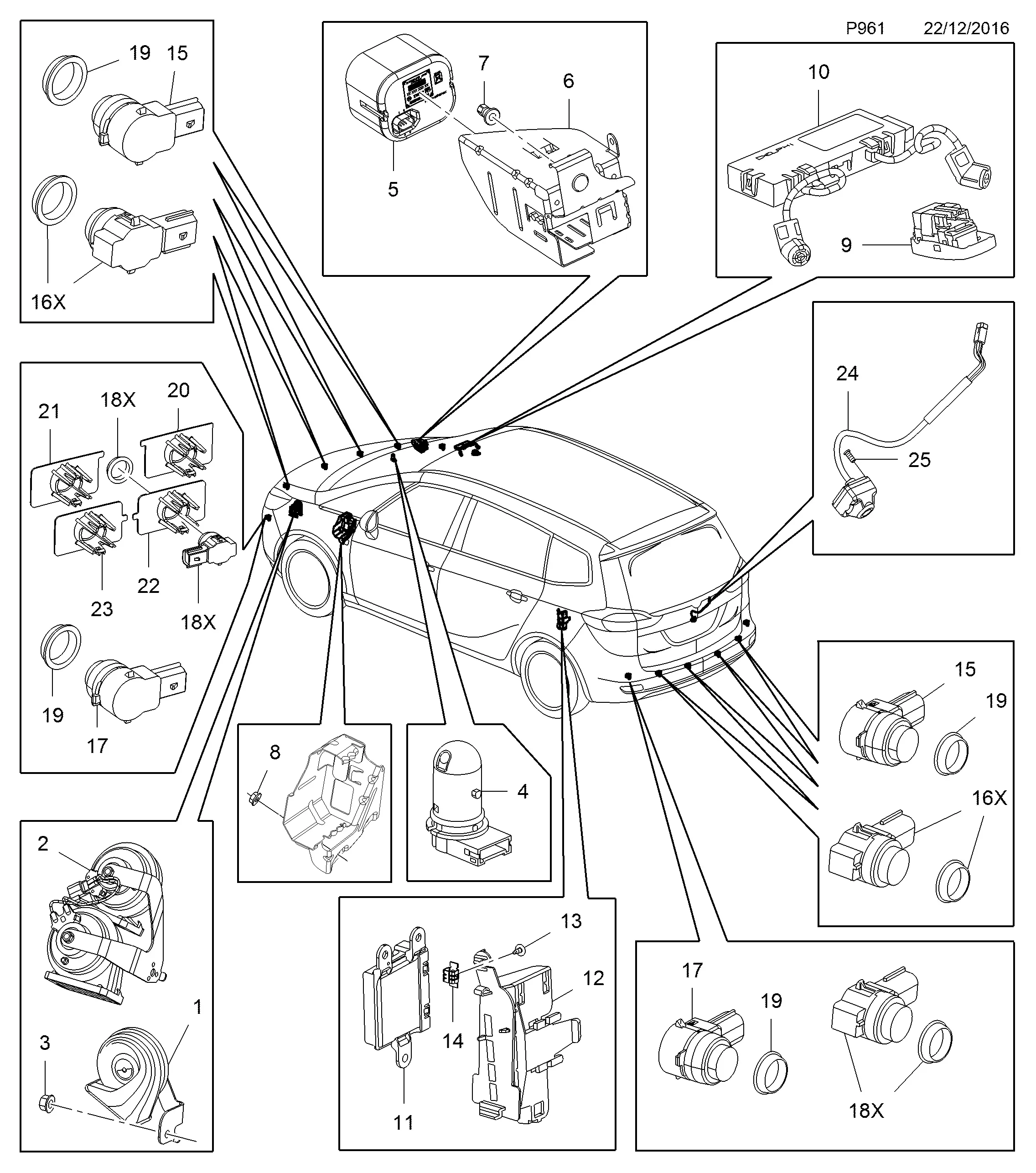 Parking Assist System diagram