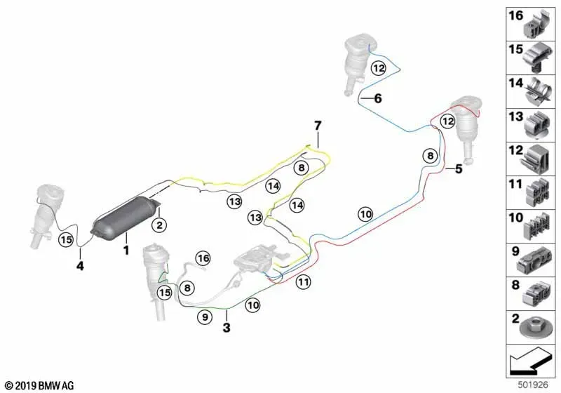 Ride Height Control System diagram