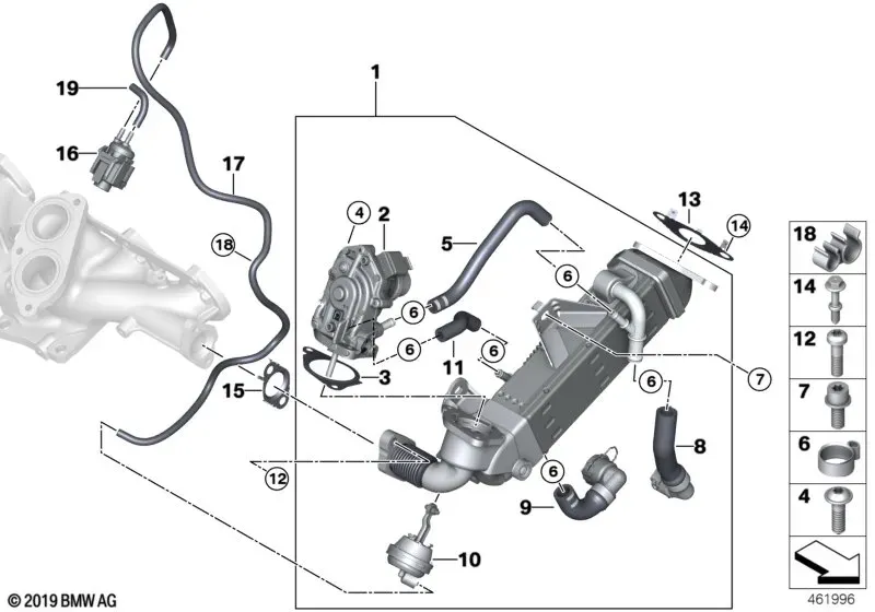 Exhaust Gas Recirculation System diagram