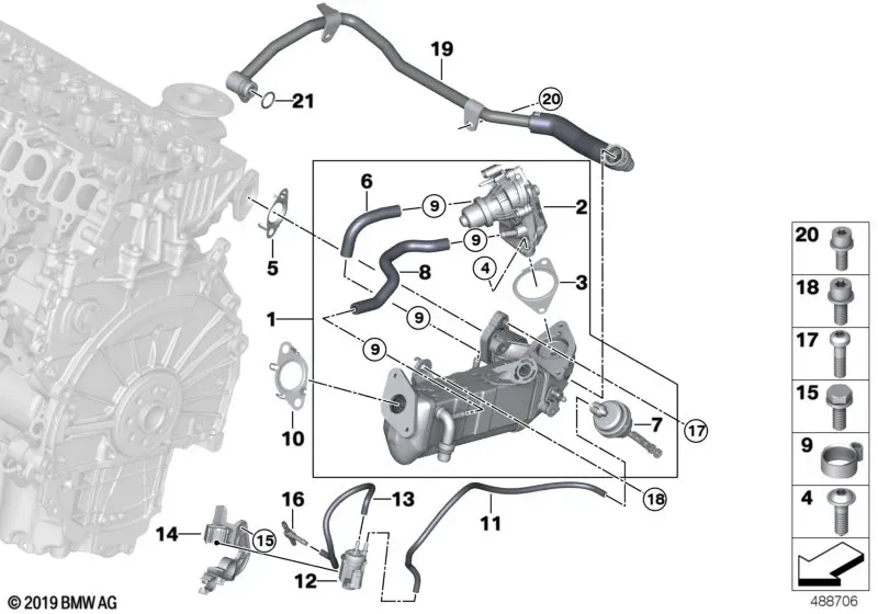 Exhaust Gas Recirculation System diagram
