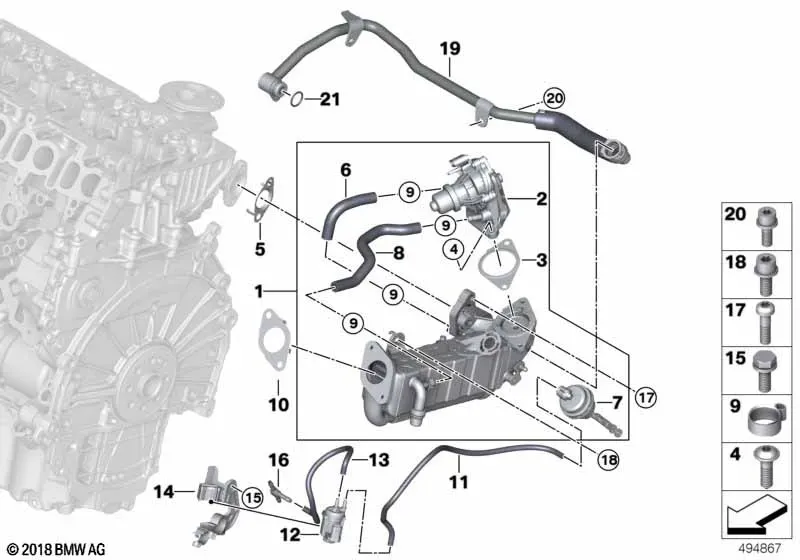 Exhaust Gas Recirculation System diagram