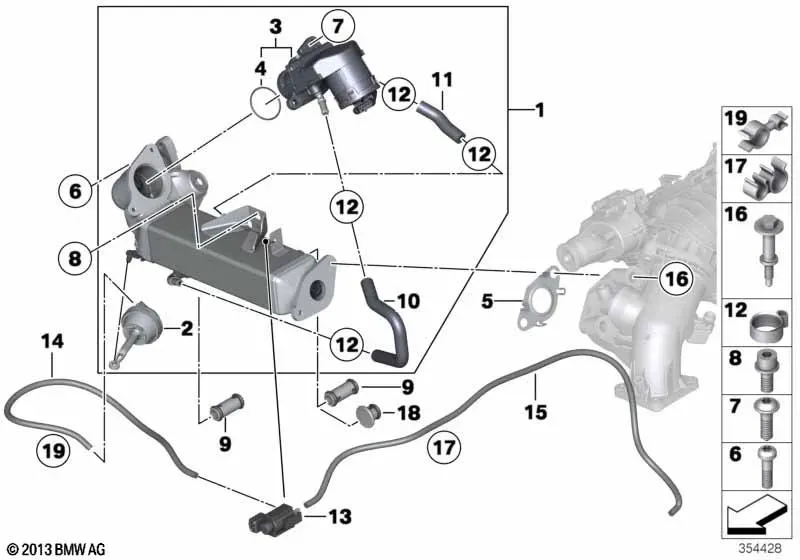 Exhaust Gas Recirculation System diagram