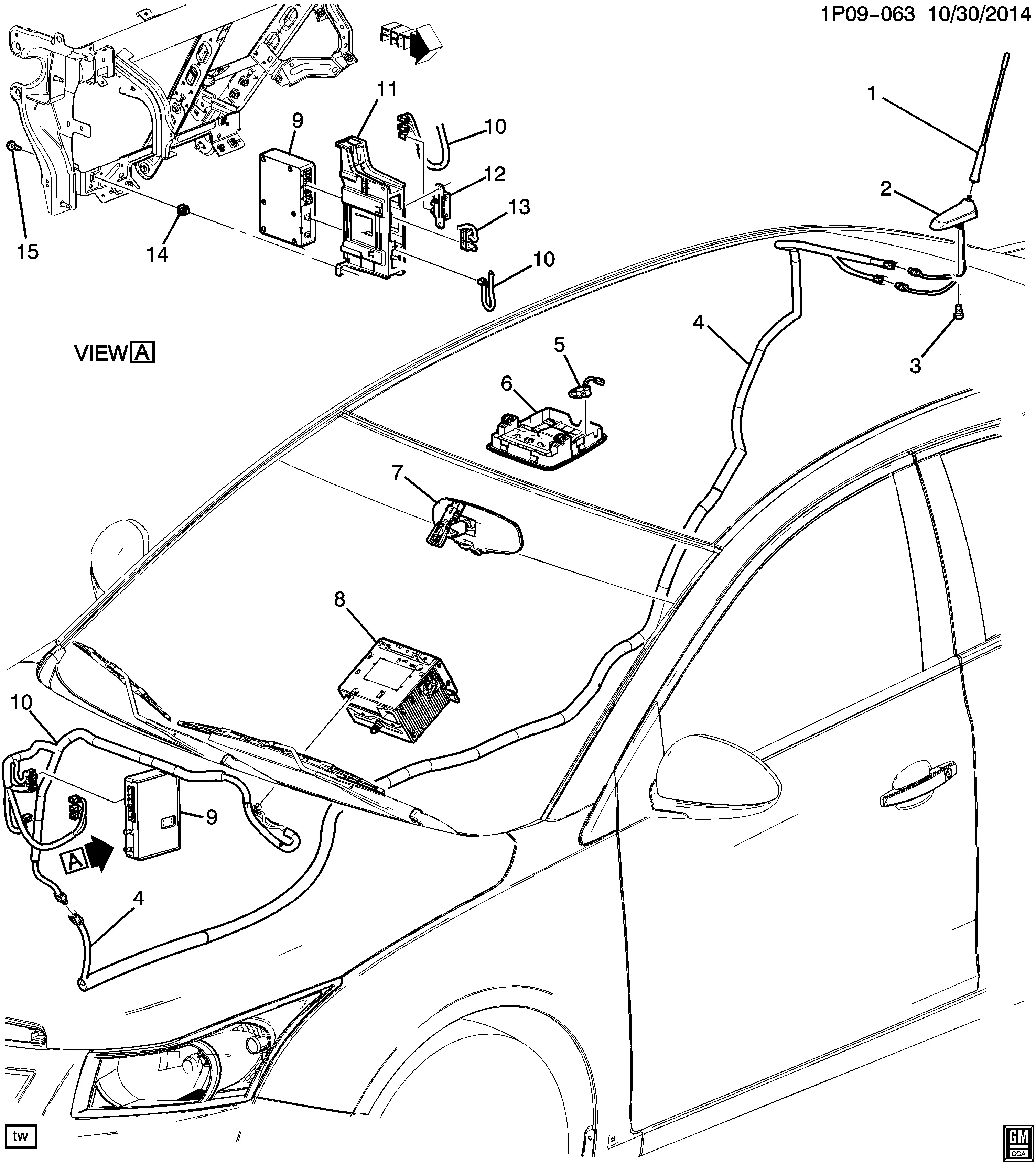 OnStar Communication System diagram