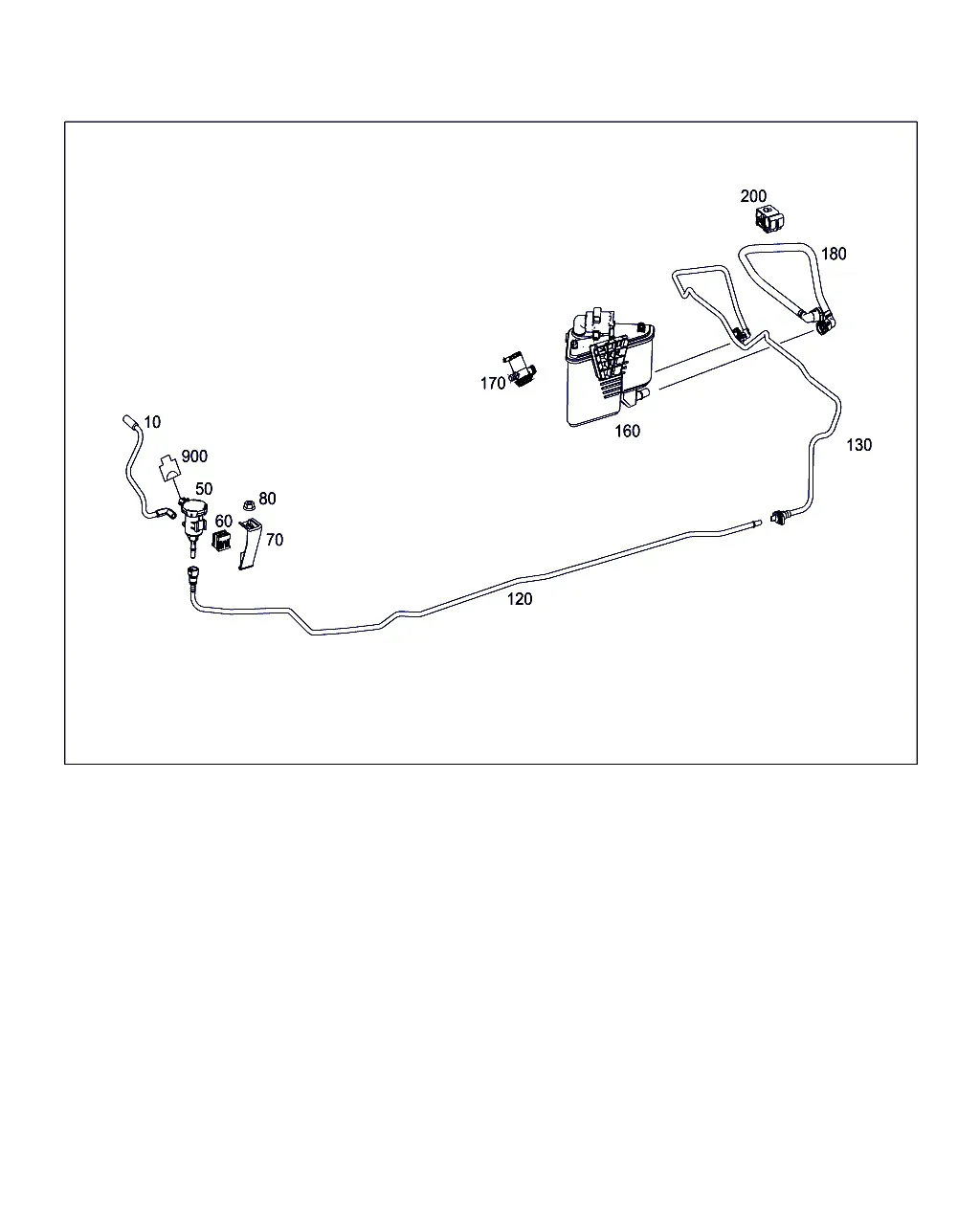Система улавливания паров топлива diagram