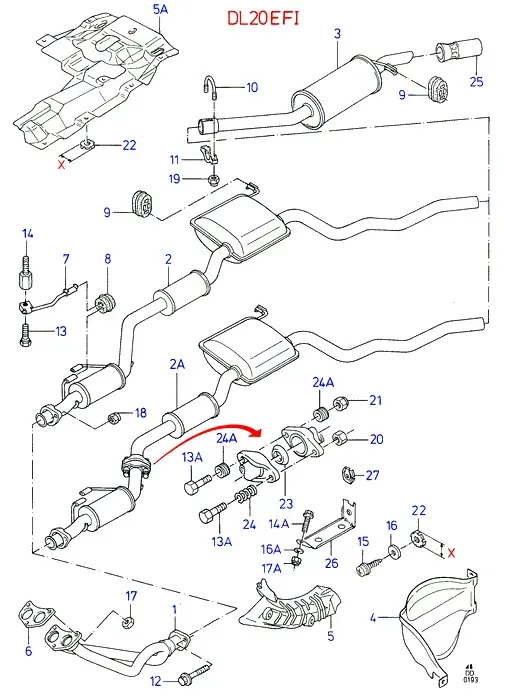 Exhaust System Without Catalytic Converter diagram