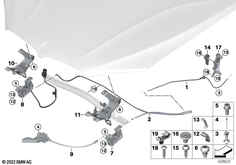 Hood Lock System diagram