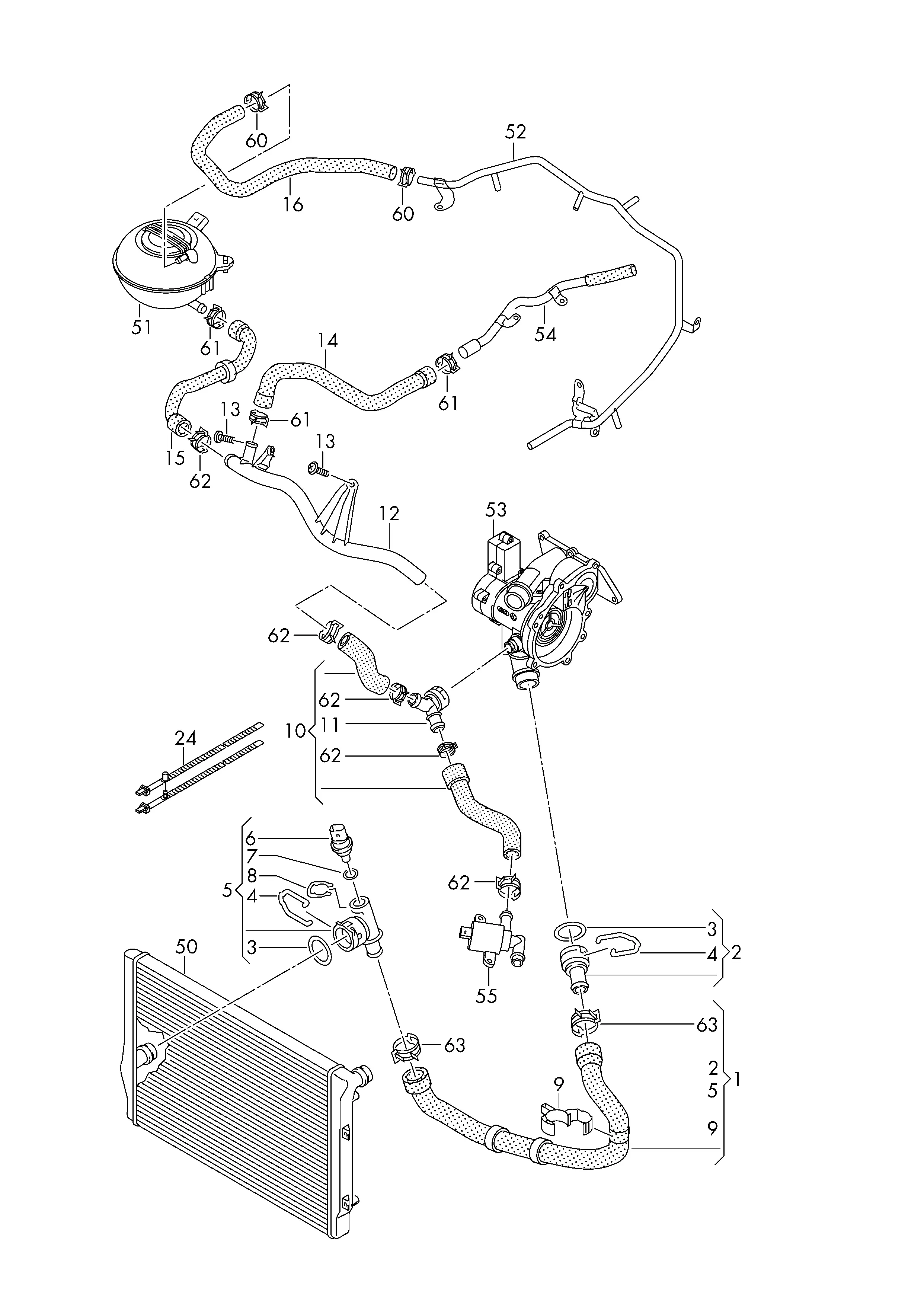Liquid Cooling System diagram