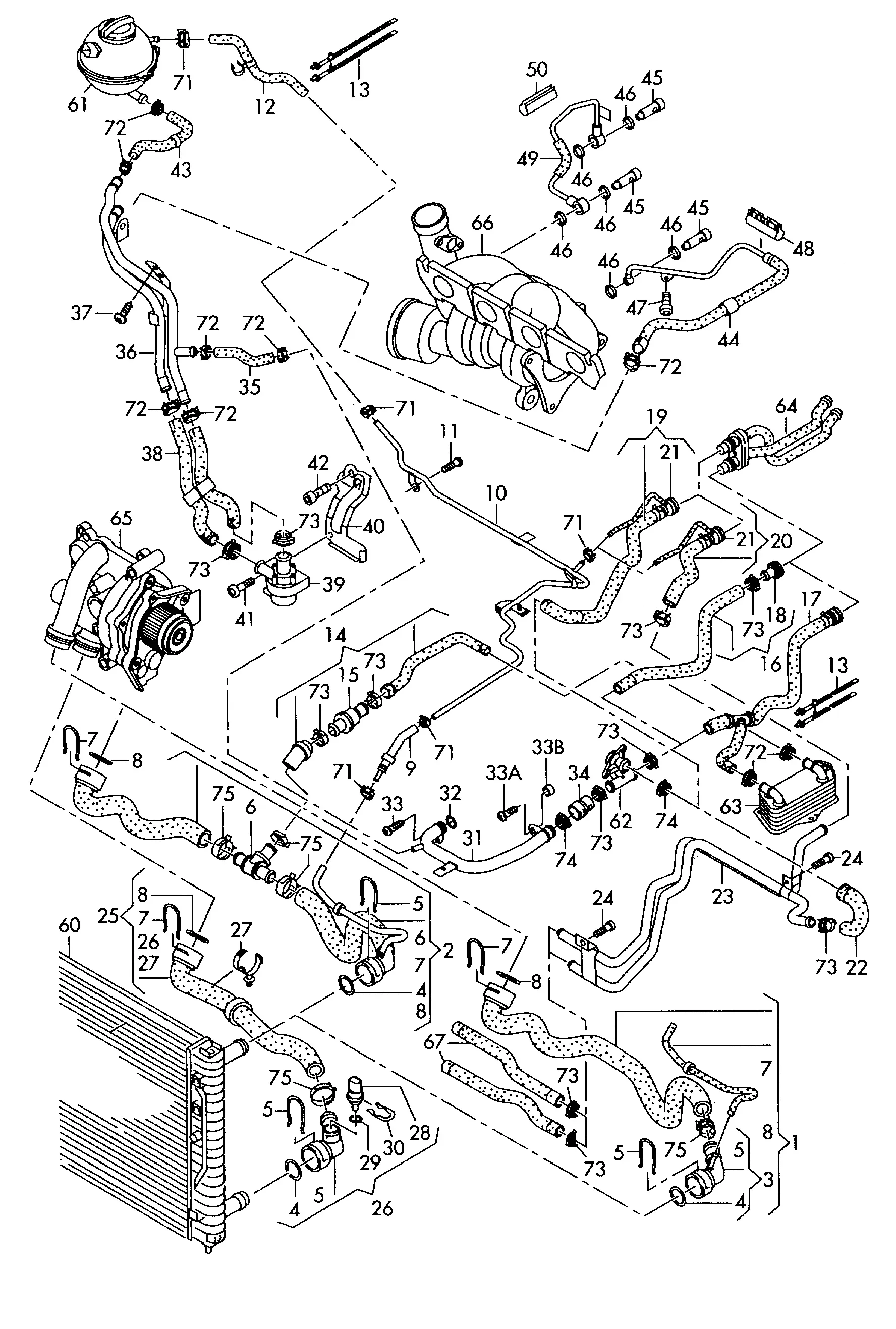Liquid Cooling System diagram