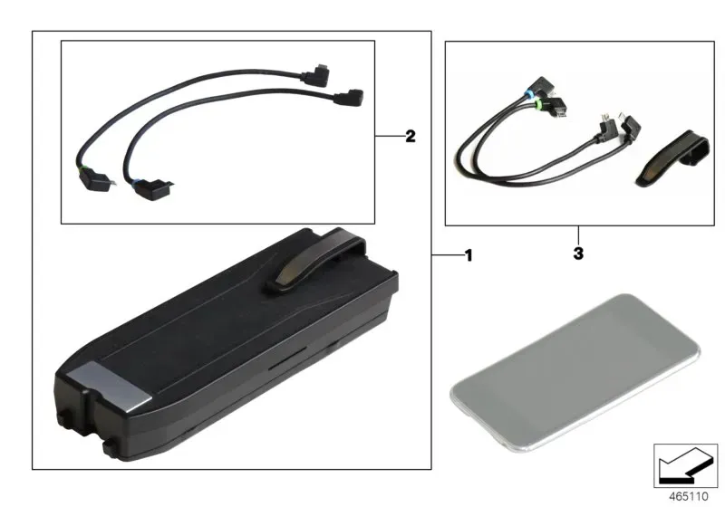 Universal smartphone adapter diagram