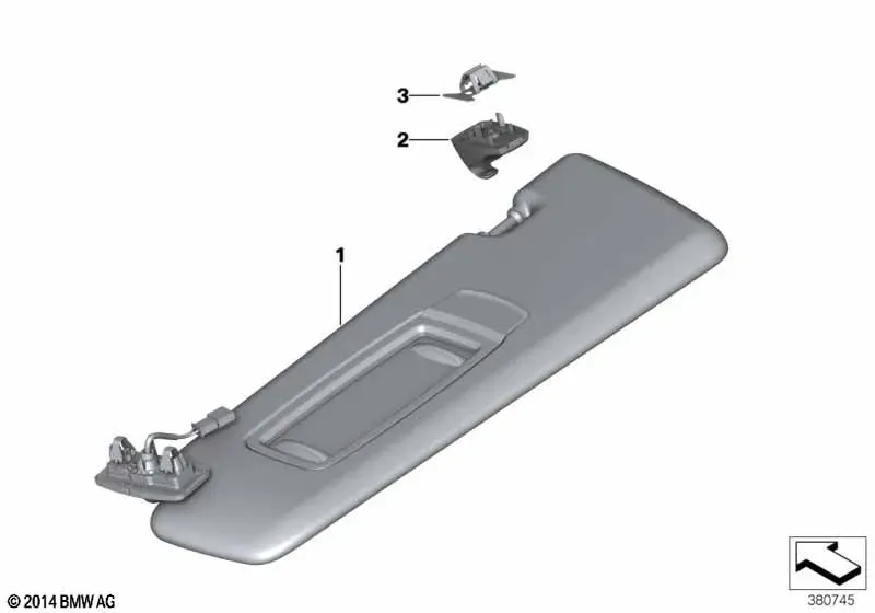 Sun Visors diagram