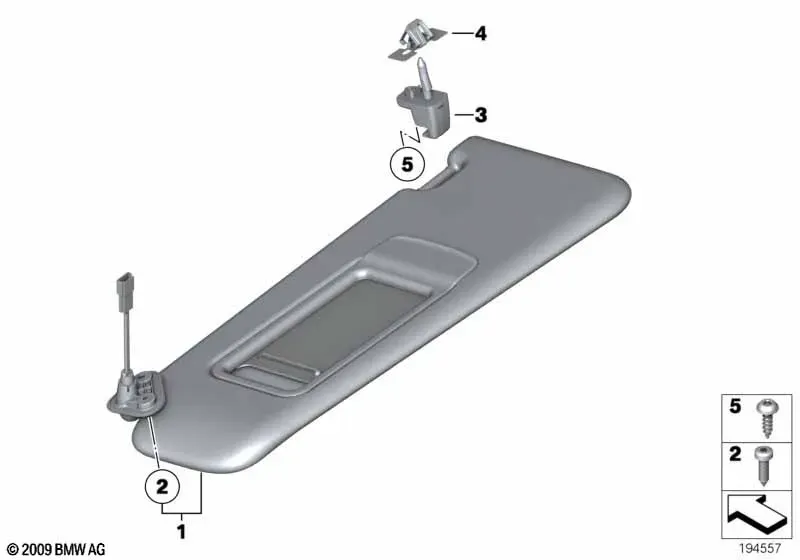 Sun Visors diagram