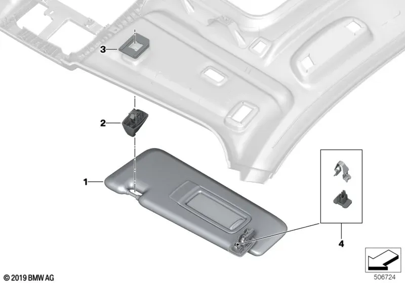 Sun Visors diagram