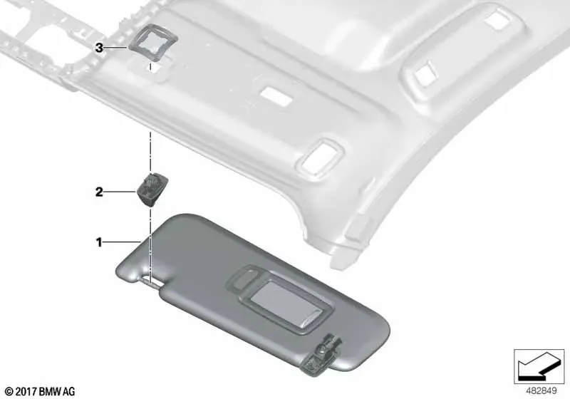 Sun Visors diagram