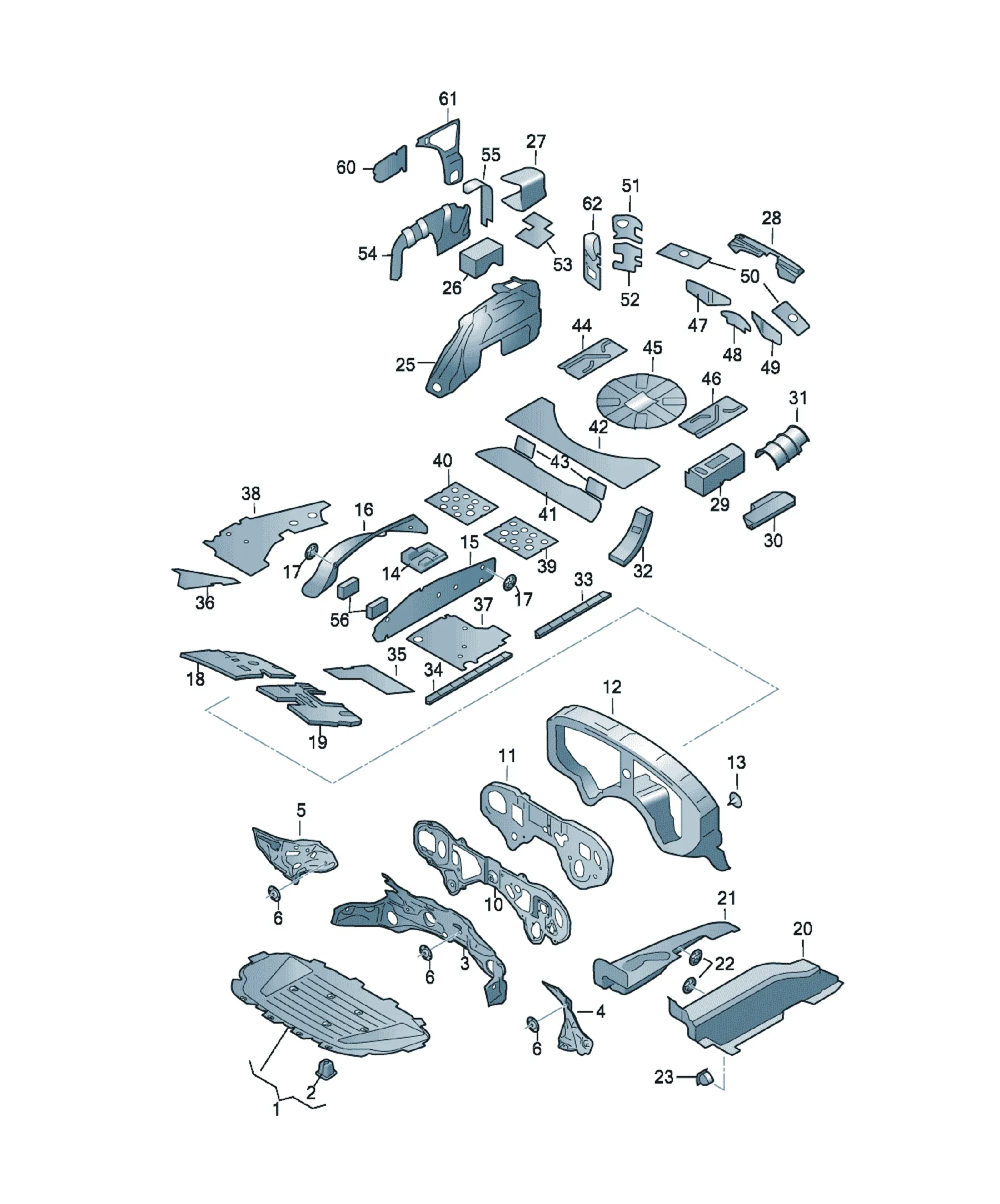 Sound insulation diagram