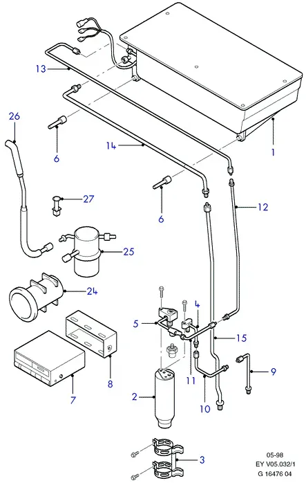 Air conditioning system diagram