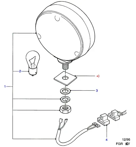 Turn signal lamp diagram