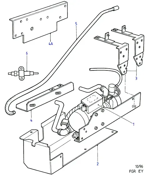 Auxiliary heater diagram
