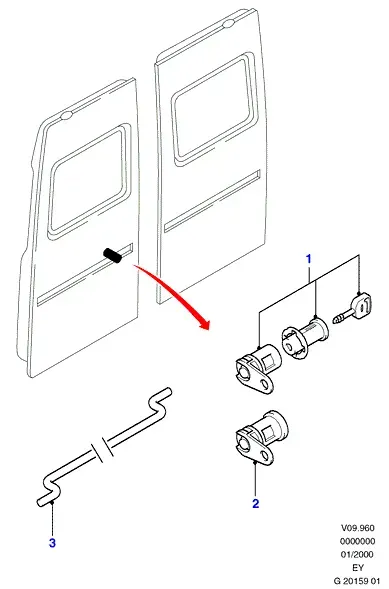Lockset diagram