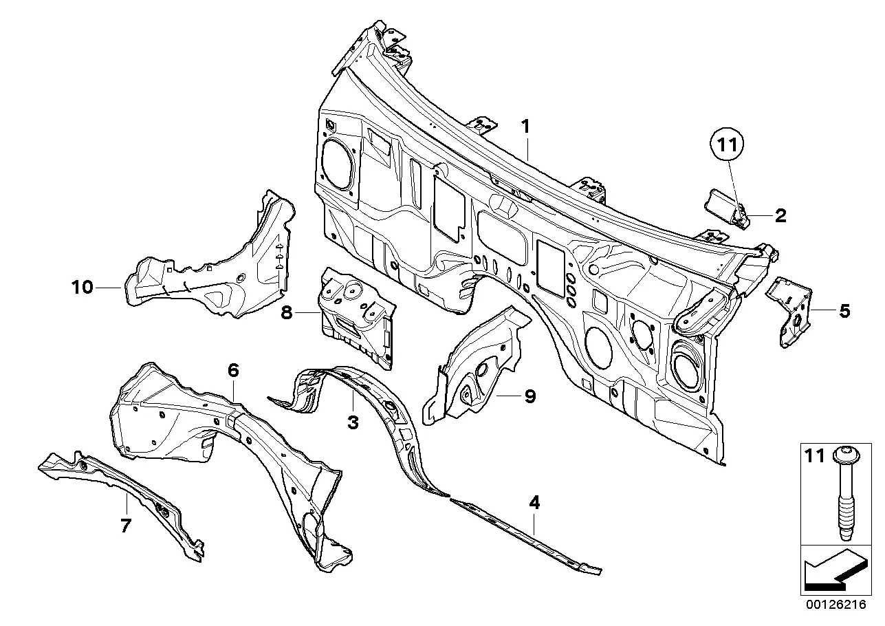 Bulkhead diagram