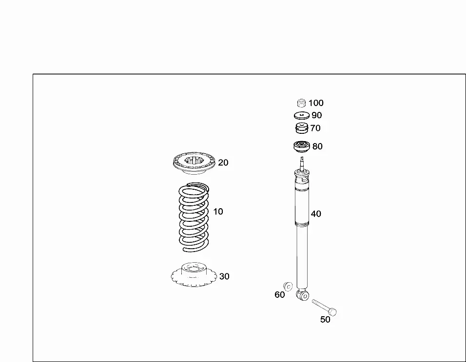 Rear suspension diagram