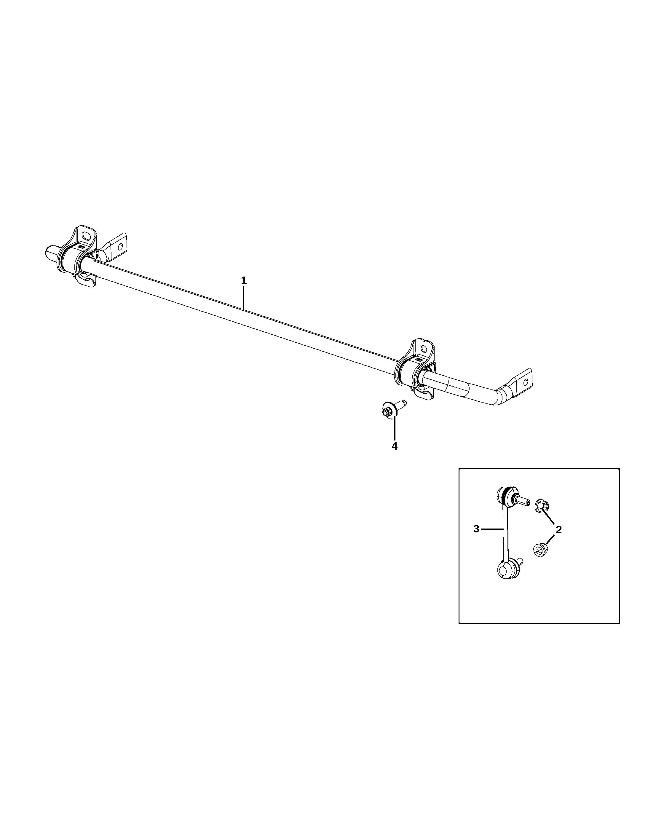 Rear stabilizer bar diagram