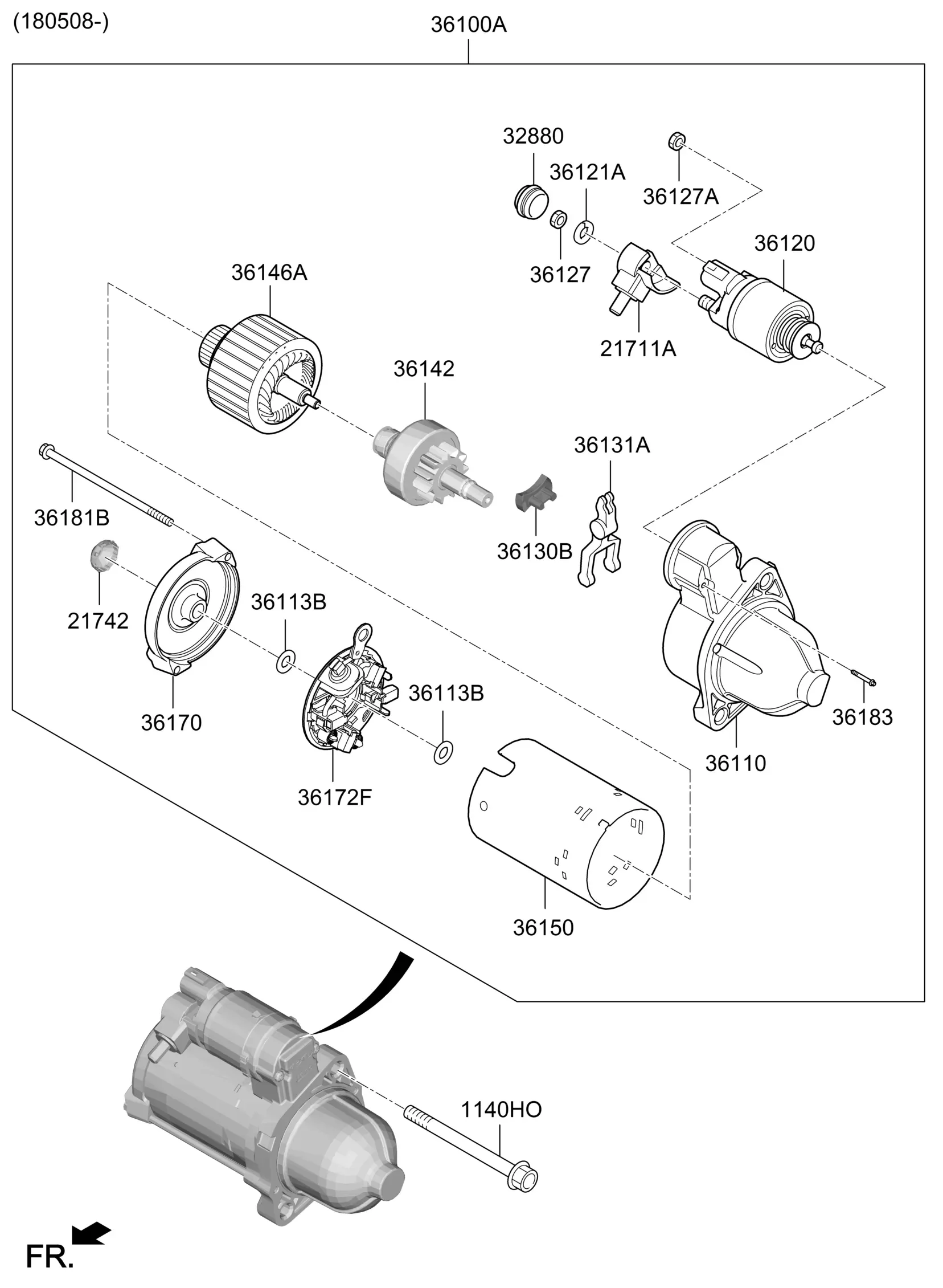 Starter diagram