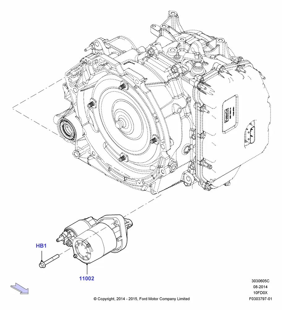 Starter Motor diagram
