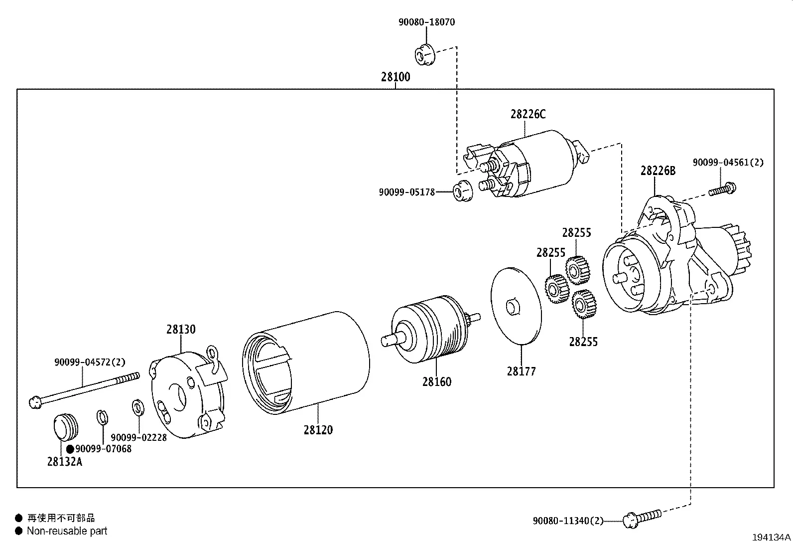 Starter diagram