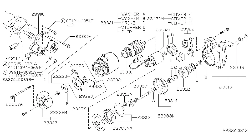 Starter diagram