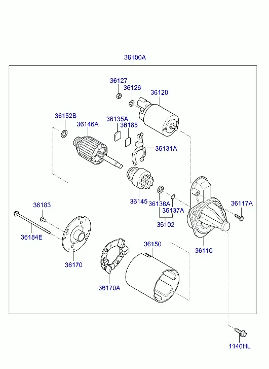 Starter diagram