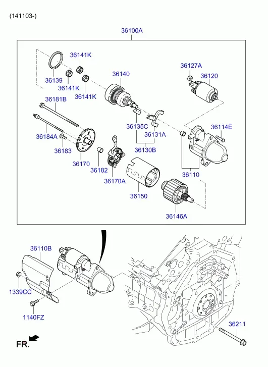 Starter diagram