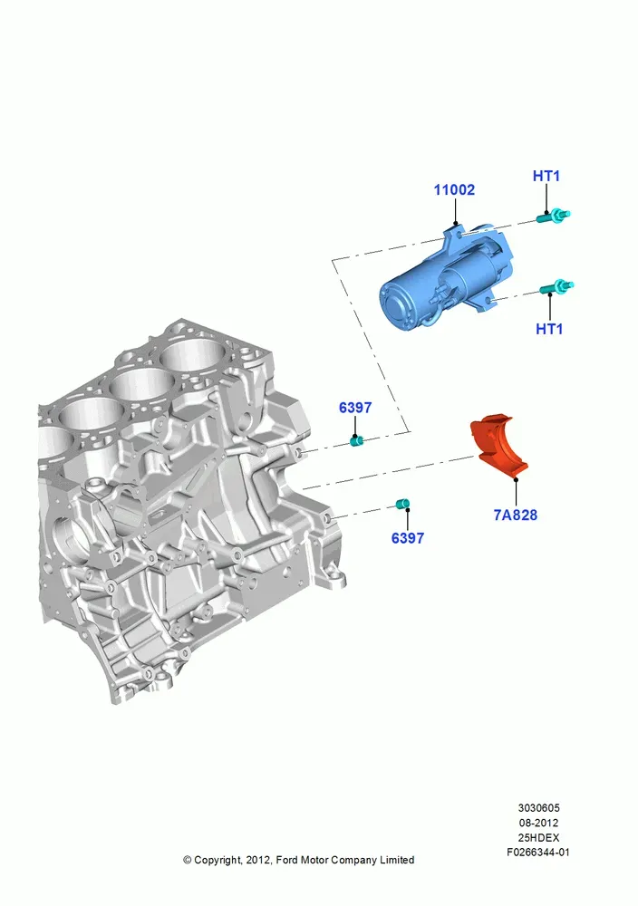 Starter Motor diagram