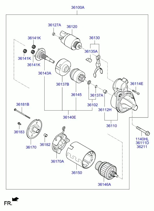Starter diagram