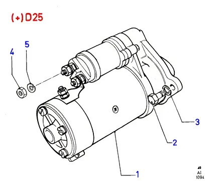 Схема «Starter motor, modules & Sensors 2»