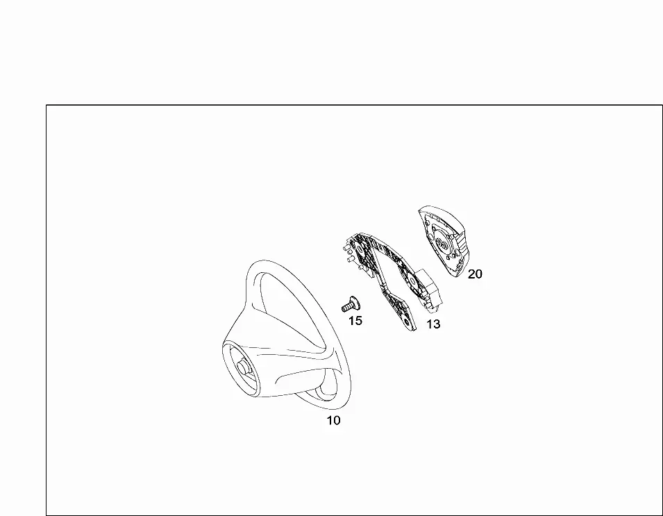 Steering wheel and lock diagram
