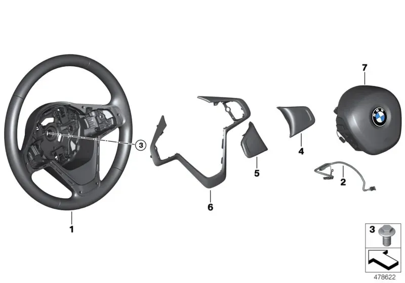 Steering wheel diagram