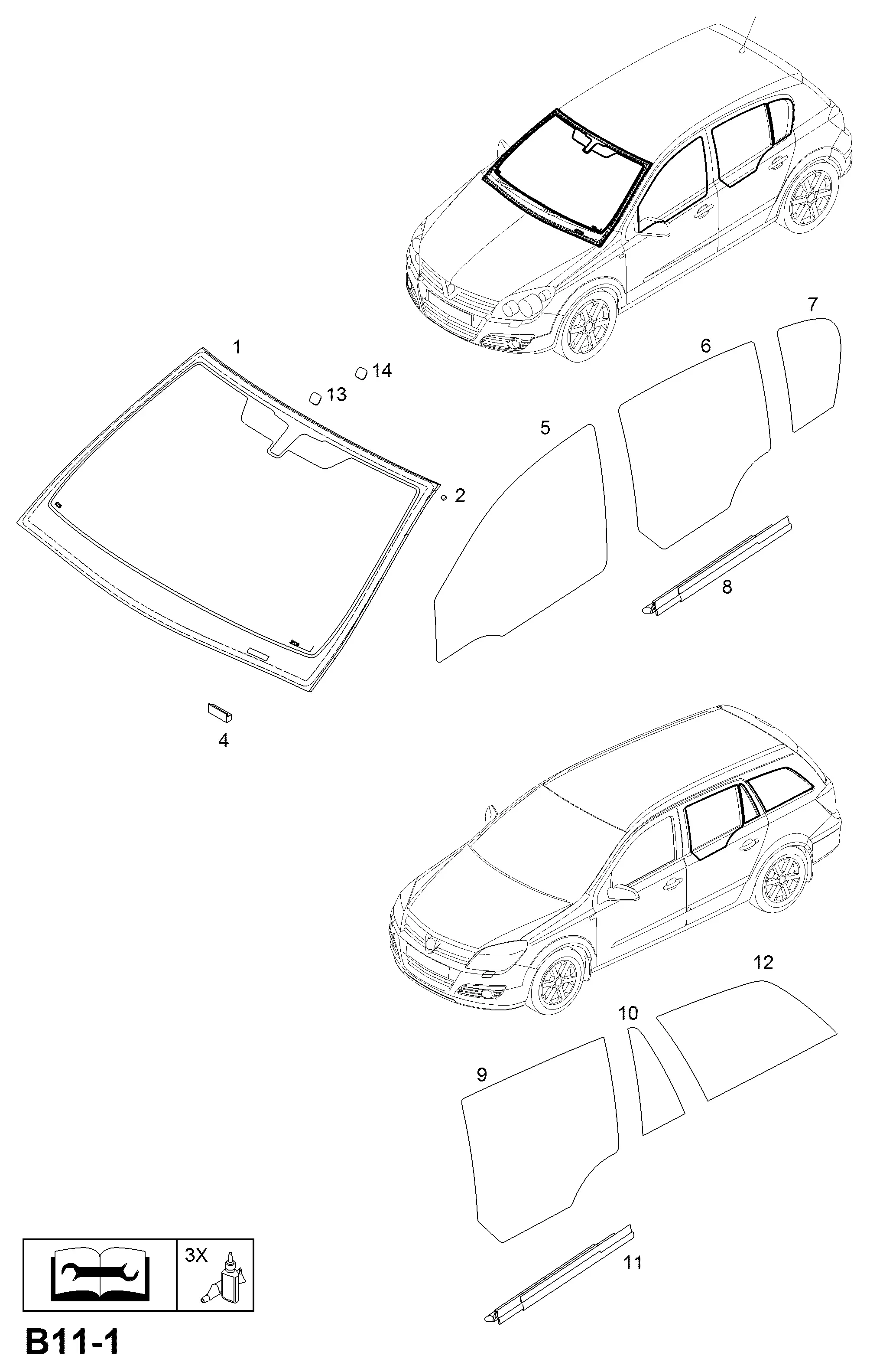 Body Glass diagram
