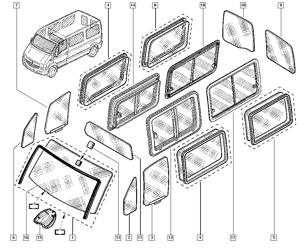 Body Glass diagram