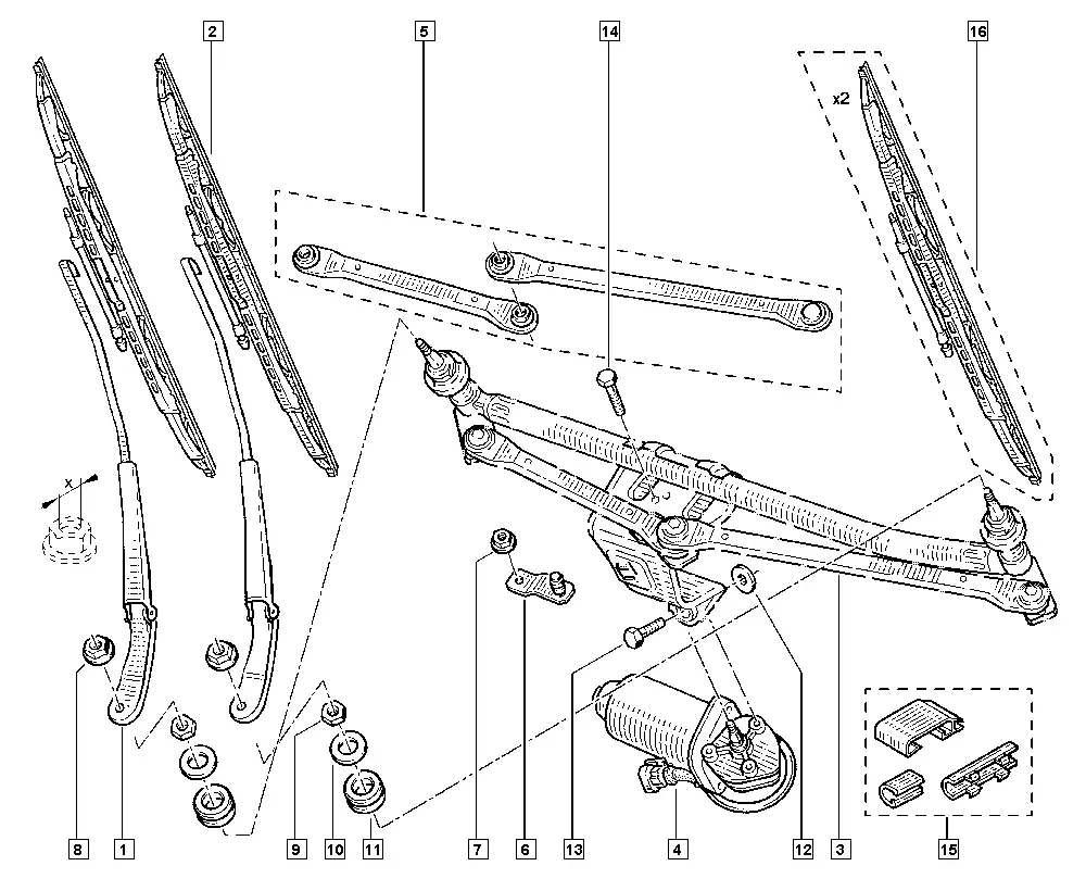 Windshield Wiper diagram