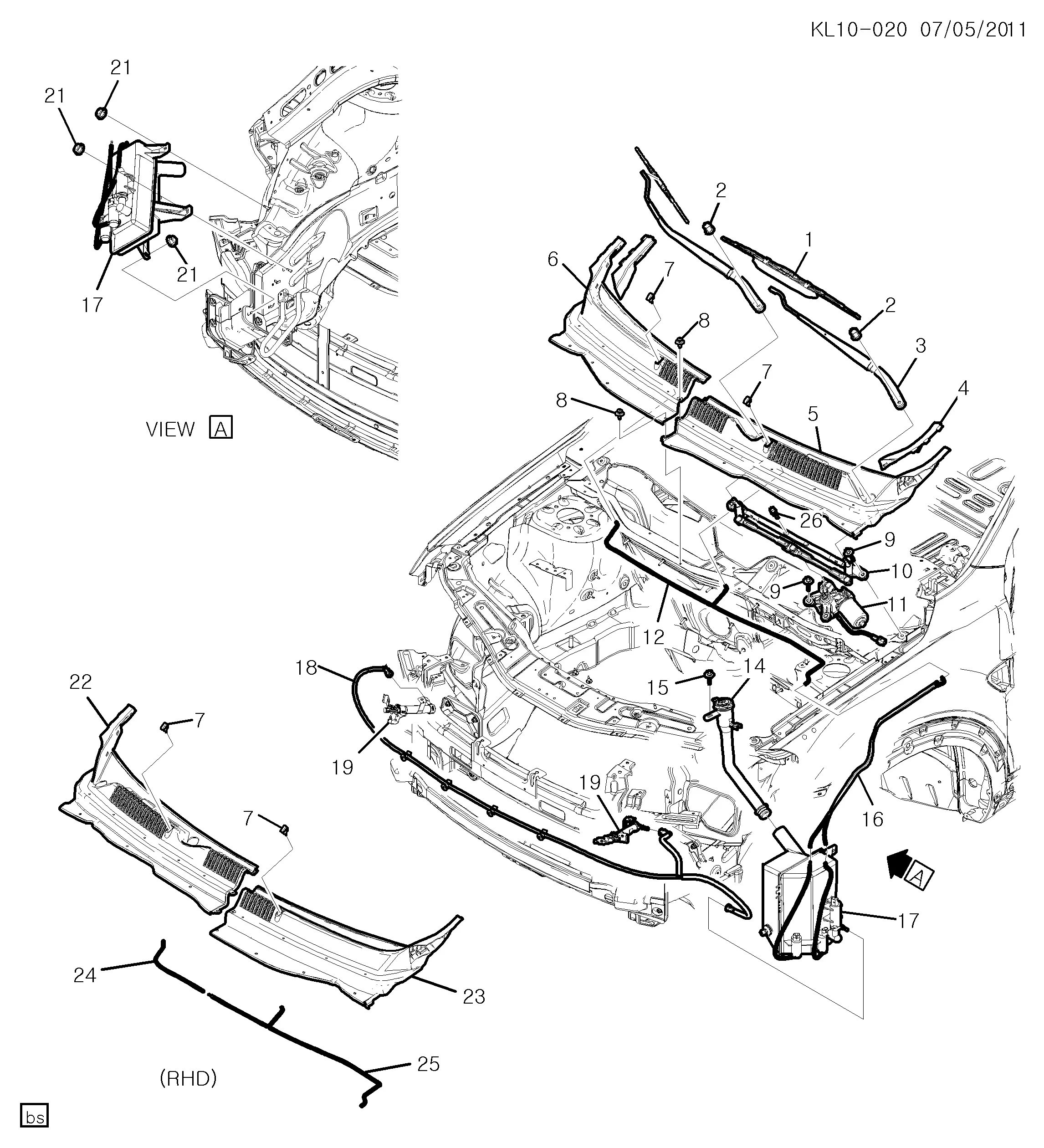 Windshield Wiper System diagram