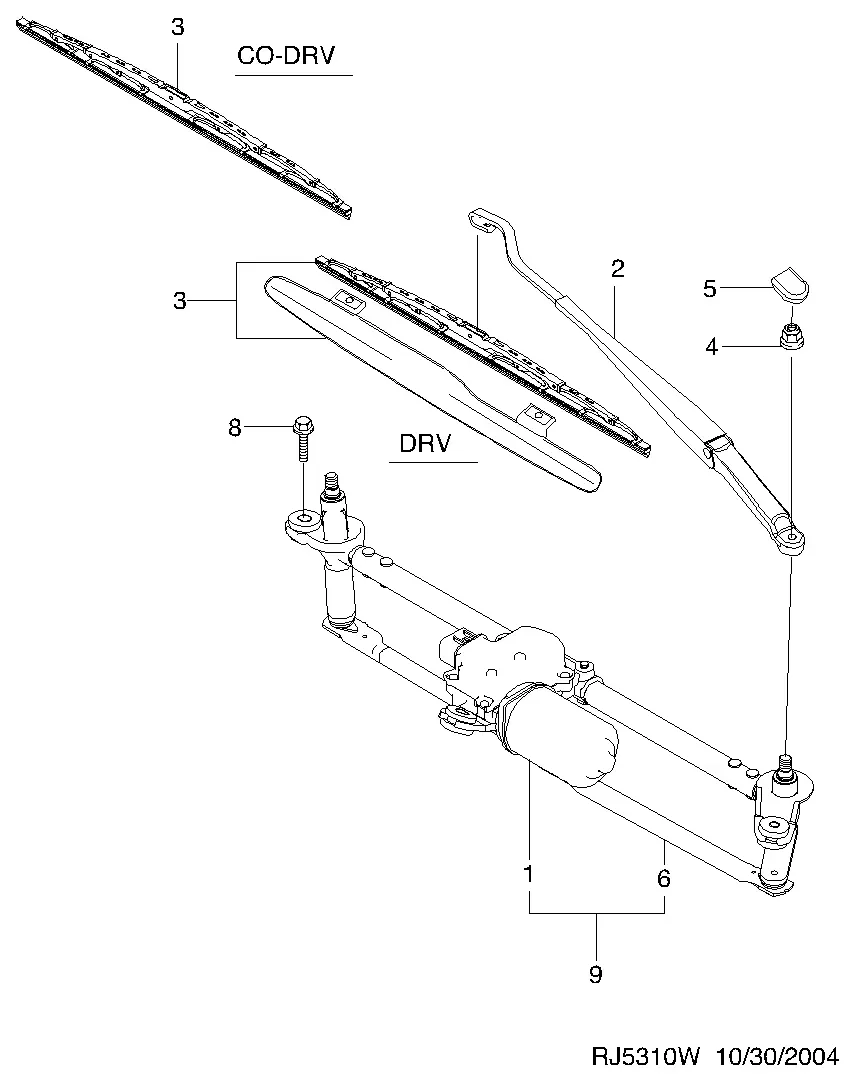 Windshield Wiper diagram