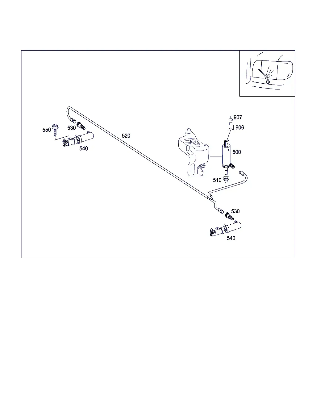 Windshield and Headlight Washer diagram