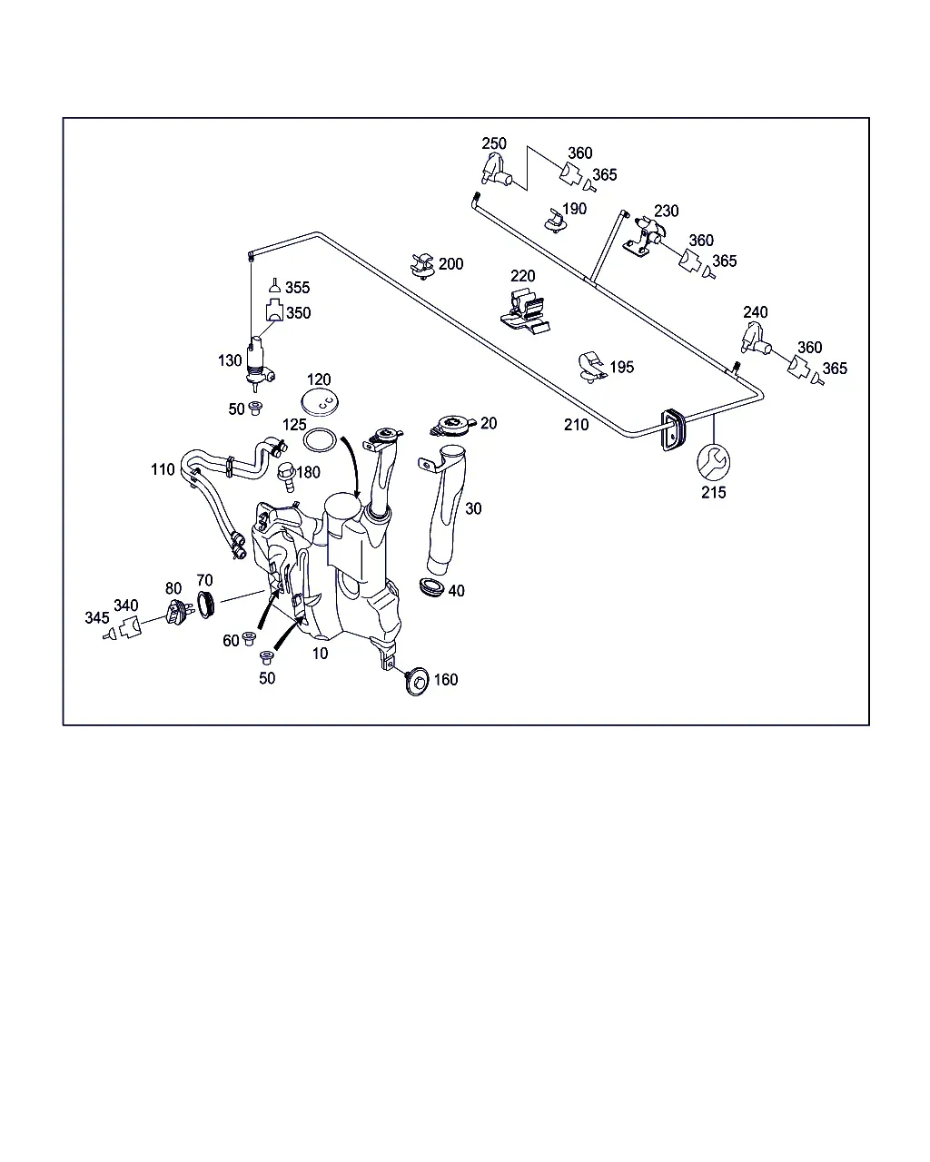Windshield and Headlight Washer diagram