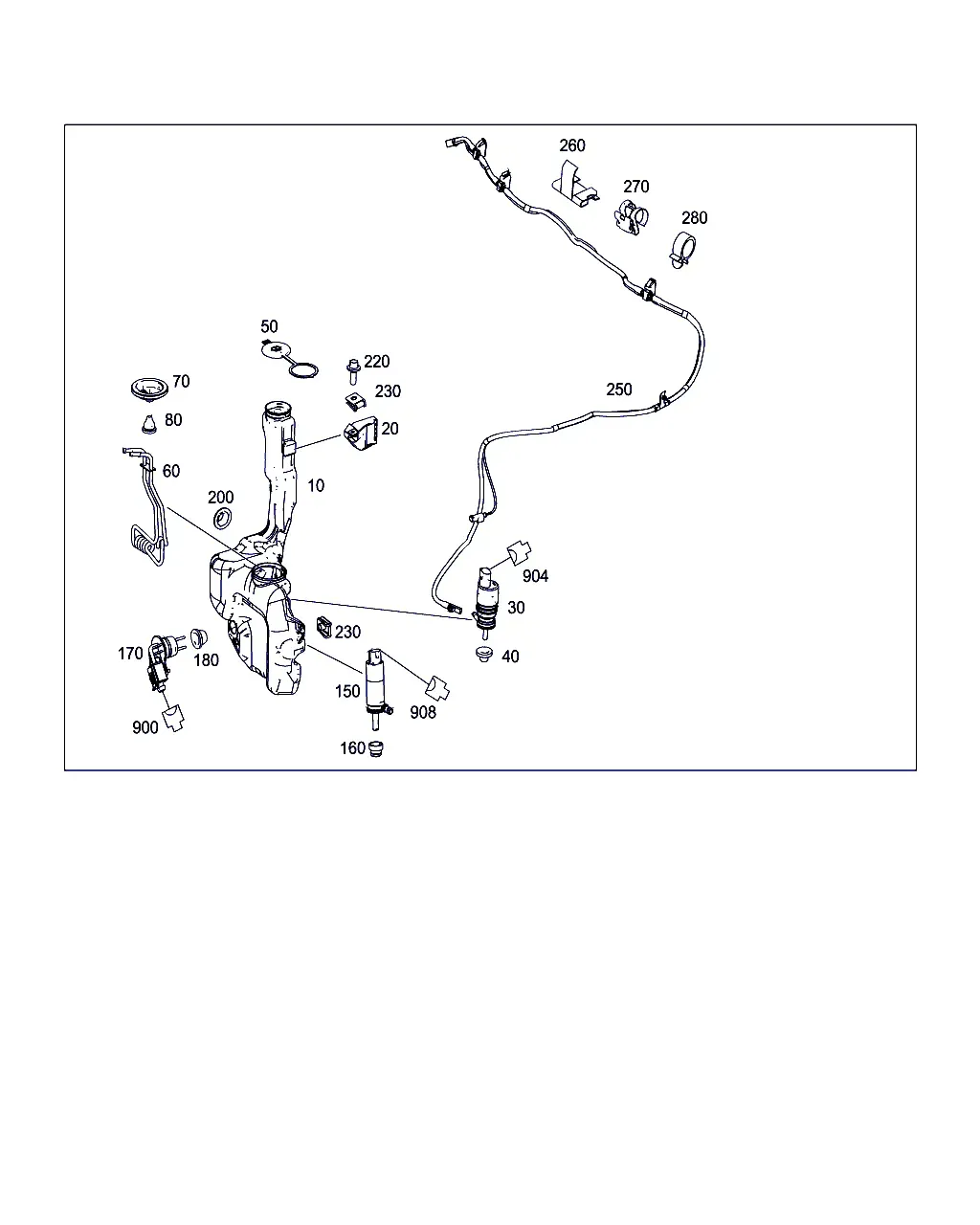 Windshield and Headlight Washer diagram