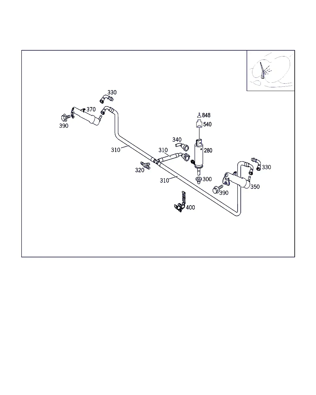 Windshield and Headlight Washer diagram
