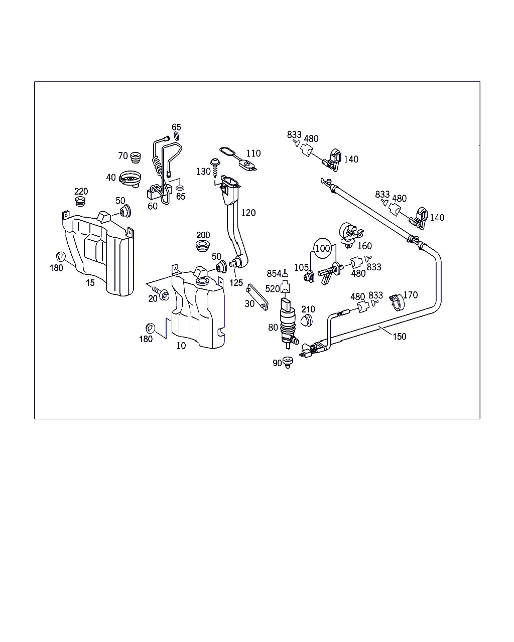 Windshield and Headlight Washer diagram