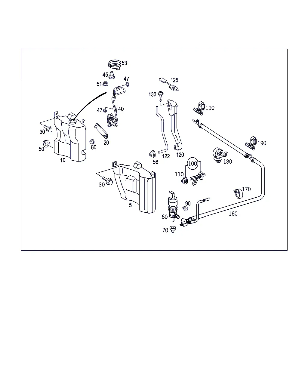 Windshield and Headlight Washer diagram