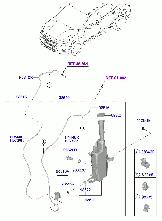Windshield Washer diagram