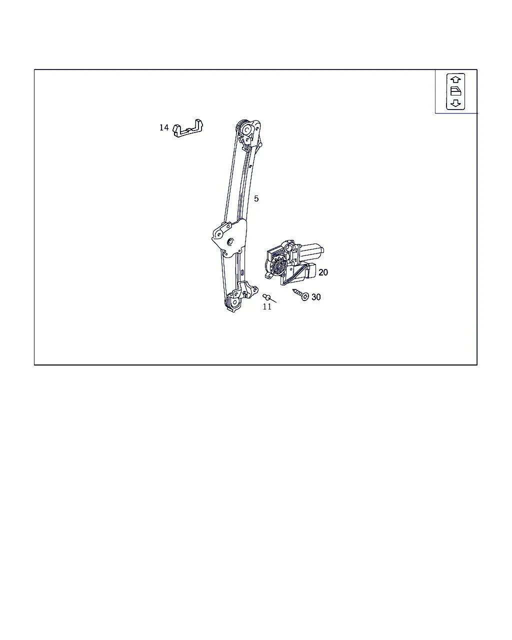 Window Regulator diagram